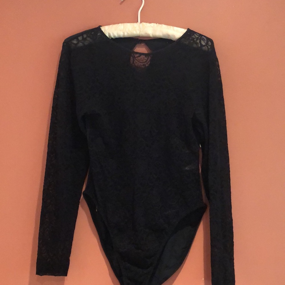 Lace stretchy body suite